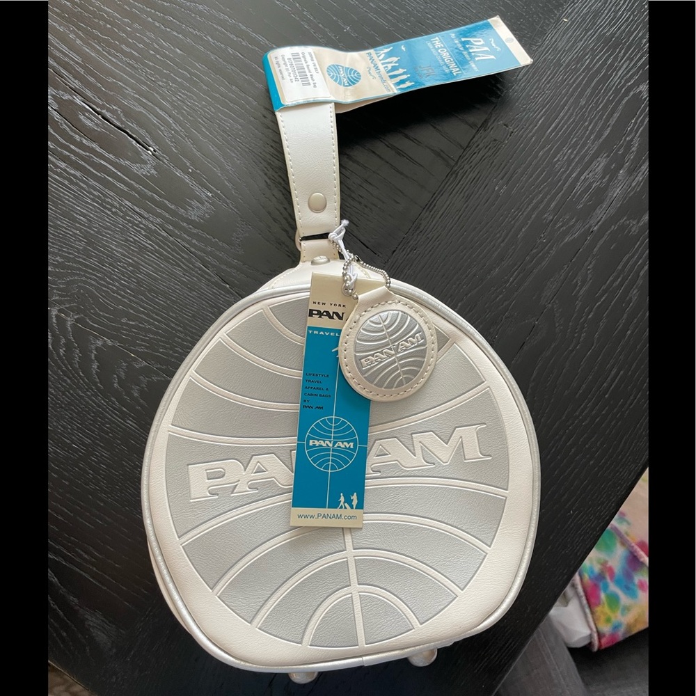 Vintage Pan Am toiletry - make up bag